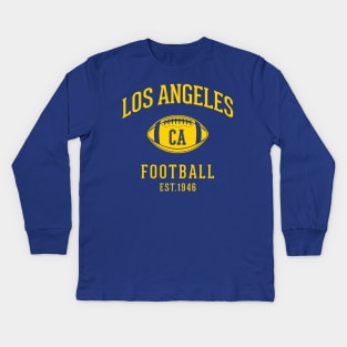 Vintage Los Angeles Rams Super Bowl Football Tailgate Party Kids Long Sleeve T-Shirt
